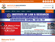 Tablet Screenshot of ilrfaridabad.com